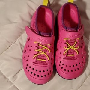 Never worn croc swiftwater. Perfect condition